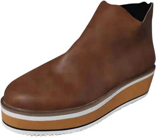 SNKSDGM Zapatos deportivos casuales para mujer, estilo retro occidental, de cuero, con cordones, zapatos planos cómodos para caminar, Negro -