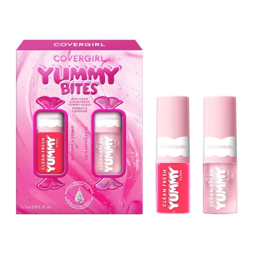Vista 20 de COVERGIRL Clean Fresh Yummy - Brillo de labios, transparente, aromas naturales, fórmula vegana - 100 Let's Get Fizzical, 0.33 onzas líquidas
