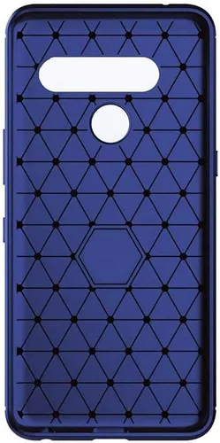 Vista 4 de Asuwish Funda de teléfono para LG V50 ThinQ con protector de pantalla de vidrio templado y accesorios para celda, delgada y suave, goma de silicona