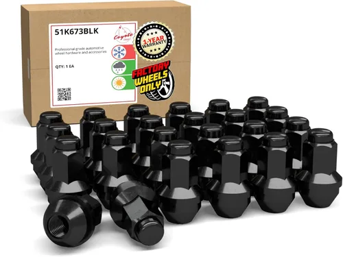 Vista 13 de Wheel Accessories Parts 20 tuercas de llanta estilo OEM de 9/16"-18 roscas de 1.65 pulgadas de largo cromadas 7/8" 0.866 in hexagonales