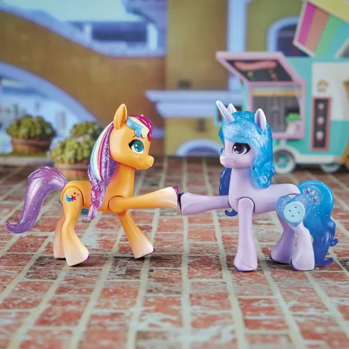 Vista 5 de My Little Pony Juguetes: Haz que tu marca conozca el juego de colección Mane 5, regalos para niños (exclusivo de Yaxa)
