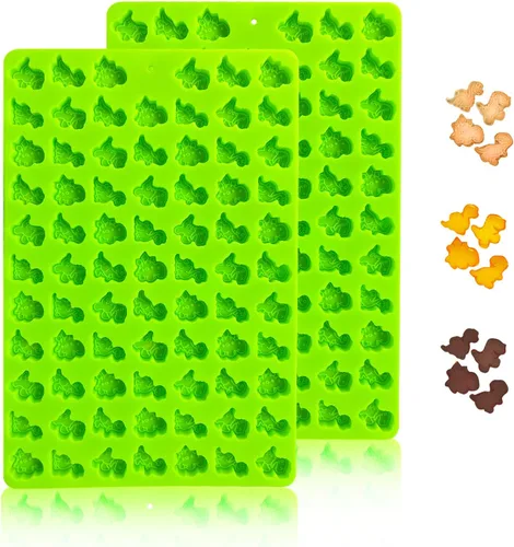 Vista 15 de 2 moldes de silicona, moldes de golosinas para perros, para hornear, moldes antiadherentes para huesos de perro para chocolate, dulces, pudín