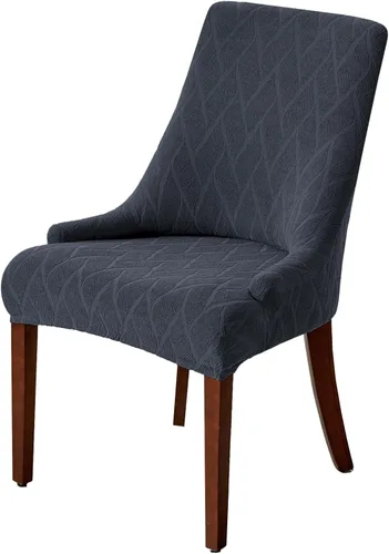 Vista 20 de MIFXIN Funda de terciopelo para silla lateral, elástica, lavable, inclinada, protector de asiento para comedor, banquete, decoración de fiesta