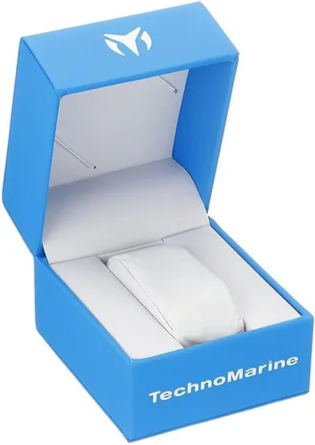 Vista 2 de TechnoMarine MoonSun - Reloj de cuarzo de acero inoxidable para hombre con correa de acero inoxidable dos tonos 18 Modelo TM-117028 Acero inoxidable