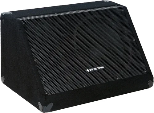 Sound Town Altavoz Pasivo DJ PA Stage Monitor METIS-10M 10 "300W con controlador de compresión para sonido en vivo, bar, iglesia