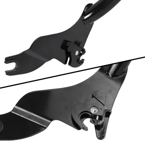 Vista 6 de AUFER Pestillos de acoplamiento giratorios de bloqueo desmontable Kits de clips con llaves compatibles con Harley Touring Softail Sportster Dyna