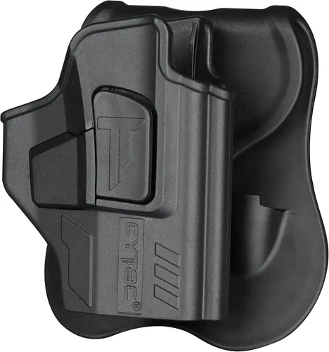 Vista 6 de Funda Taurus GX4, funda OWB para Taurus GX4 0.354 in Luger Micro-Compact - Tensión ajustable y inclinación Liberación del dedo índice Bloqueo