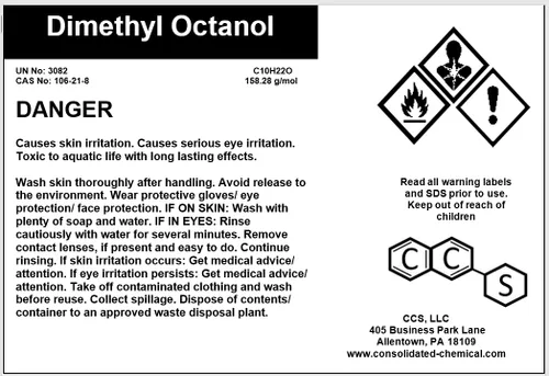 Vista 2 de Dimetil octanol (Tetrahydro Geraniol) de alta pureza de grado industrial y de laboratorio (1 litro (32 fl oz))