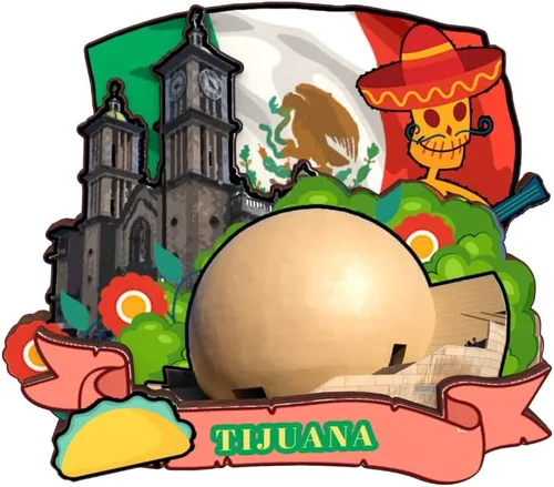 Vista 10 de Imán de nevera Cancún México Colección de madera 3D Madera Hecho a mano Recuerdos de la ciudad de viaje, imán para nevera Decoración del Hogar