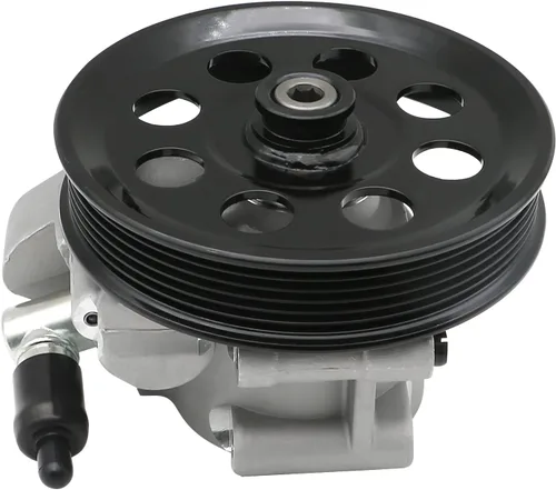 Vista 4 de Chefull 96-5205 Bomba de dirección asistida con polea compatible con Ford F-150 Lobo 2011-2014 V8 6.2L, BL3V3A696AA Bomba de asistencia eléctrica