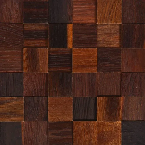 Vista 8 de Alenor Tessera Ice - Paneles de pared de madera 3D de 5.80 pies cuadrados, juego de paneles de madera natural recuperada, ajuste sin costuras