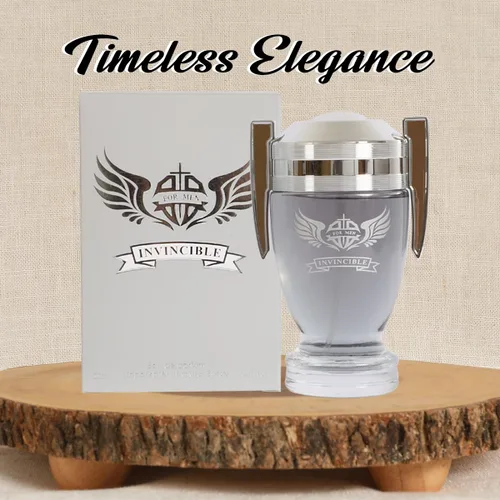 Vista 5 de Perfume Invincible Hombre Eau de Parfum Fresh Marine Woody Masculine Aroma 3.4 fl oz/3.4 fl oz