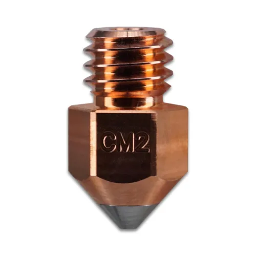 Vista 3 de Micro-Swiss CM2 MK8 Boquilla para Makerbot, Creality Ender 3, Ender 3 S1, Ender 5, Serie CR-10 - Núcleo de Cobre - Punta de Acero Endurecido M2