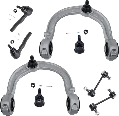 Vista 429 de Detroit Axle - Kit de brazos de control delanteros de 8 piezas para Toyota Sienna 2004-2010, 2 brazos de control inferiores con rótulas, 4 barras