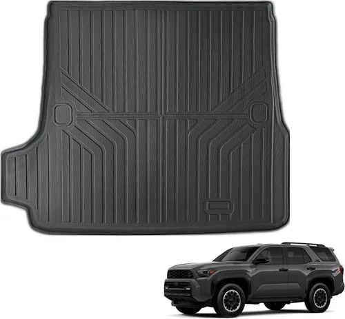 Auxko Alfombrilla de carga para todo tipo de clima, apta para Toyota 4Runner 2026 2025 de 5 plazas, versión de gasolina, accesorios protectores, sin