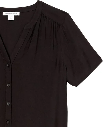 Vista 6 de Tienda Essentials - Blusa tejida de manga corta para mujer