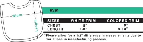 Vista 2 de inktastic Babero para bebé My Godmother Loves Me Godchild
