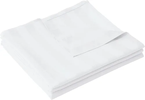 Vista 19 de Sábana Plana de Algodón Individual Solamente, Sábana Superior de 600 Hilos 100% Algodón Egipcio 1 Pieza, Sábanas Planas Frescas y Transpirables Beige