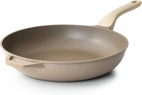 Vista 10 de PRICUSIS - Sartén antiadherente de 8/10/12 pulgadas con mango que no se calienta, completamente recubierta, compatible con inducción y apta