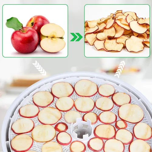 Vista 7 de Blulu 4 piezas de 13 pulgadas redondas de silicona deshidratadoras antiadherentes para alimentos, alfombrillas de silicona reutilizables