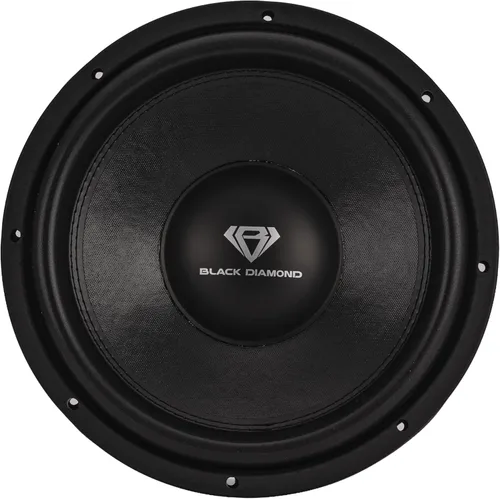 Vista 2 de BLACK DIAMOND DIA-12S Subwoofer para coche de 12 pulgadas, bobina de voz única de 4 ohmios, 500 vatios máx. (1 altavoz)