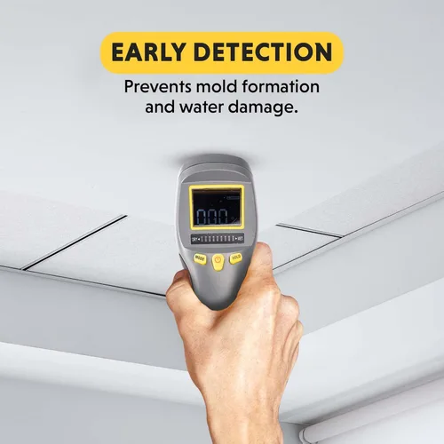 Vista 5 de Medidor de humedad LCD General Tools #MM8 - Detector de fugas y humedad - Sin pines y no invasivo