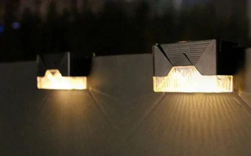 Vista 8 de CTKcom Luces solares para exteriores, impermeables, 2 LED, impermeables, alimentadas por energía solar, para jardín, piscina, patio, terraza