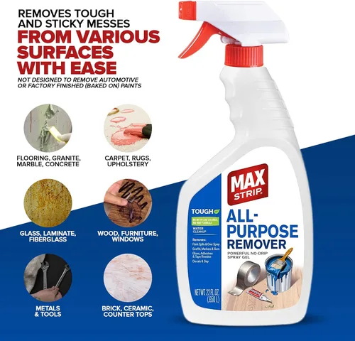 Vista 3 de All Purpose Paint Remover Spray 22oz - Water Based Adhesive Remover Spray, Spray Paint Remover, Graffiti Remover Spray, Overspray Remover, Dried