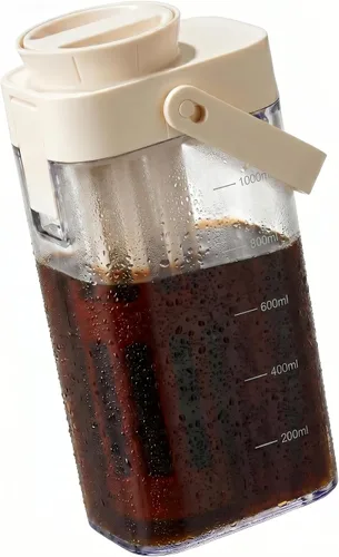 Cafetera fría de 40 onzas, sin BPA, jarra de café helado y té