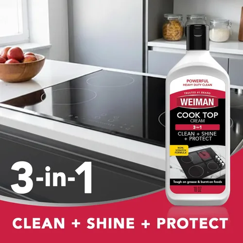 Vista 3 de Weiman Pulidor de cocina resistente y toallitas de acero inoxidable – Potente kit de limpieza de cocina – El embalaje puede variar