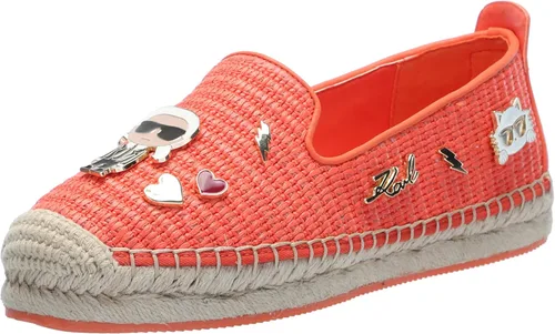 Karl Lagerfeld Sandalias Michaela sin cordones para mujer Albaricoque