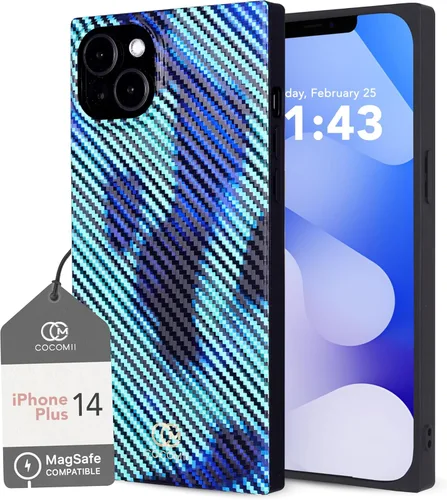 Vista 39 de Cocomii - Funda rectangular compatible con iPhone 14 Pro - Compatible con MagSafe, patrón de carey, estampado animal, brillante, magnética