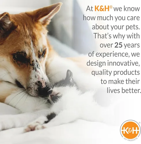 Vista 9 de K&H PET PRODUCTS K & H PET PRODUCTOS MET WEARD WEADER TAN PEQUEÑO 8,5 x 9 pulgadas