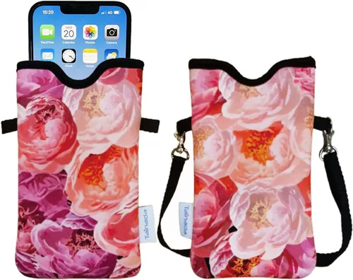 Vista 83 de Tainada Funda Estuche Bolsa de Neopreno para Teléfono para Hombres y Mujeres con Correa Cruzada/Cordón para el Cuello para iPhone 17/16/15 Pro Max