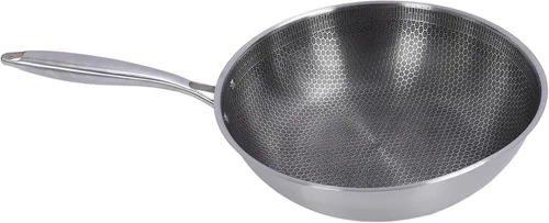 Vista 7 de SUNGOOYUE Stainless Steel Cooking Set with Elegant Design for Various Cooking Needs, 3 Pots and 2 Lids