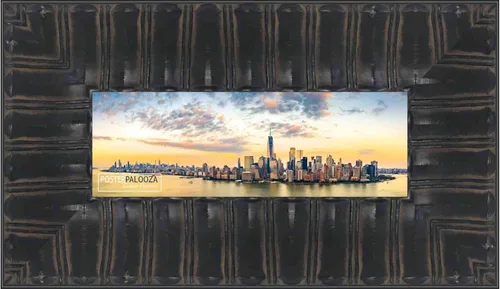 Vista 15 de Poster Palooza 5x5 Inch Ornate Black Complete Wood Square Picture Frame with UV Acrylic Plexiglass, Foam Board Backing & Hardware Included - 5x5