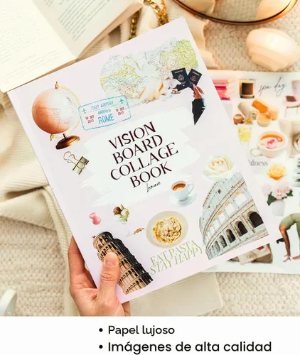 Vista 7 de Lamare Vision Board Collage Book - Más de 1000 imágenes y suministros de tablero de visión