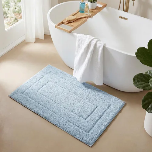 Vista 9 de GRANNY SAYS Alfombra de baño azul bebé de 16 x 24 pulgadas, alfombrilla