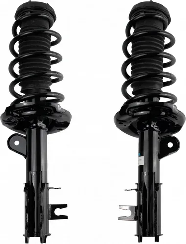 Vista 138 de TRQ Conjunto de Amortiguador y Resorte Delantero Cargado con Resorte Helicoidal Pre-ensamblado Compatible con Jeep Cherokee Limited AWD 14-22 Sin