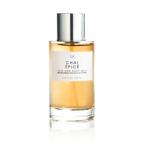 Nº 114 Chai Épicé - Bruma para el cabello y el cuerpo - Sal marina, flor de jengibre, crema de almendras - Gourmand by Tru Fragrance and Beauty