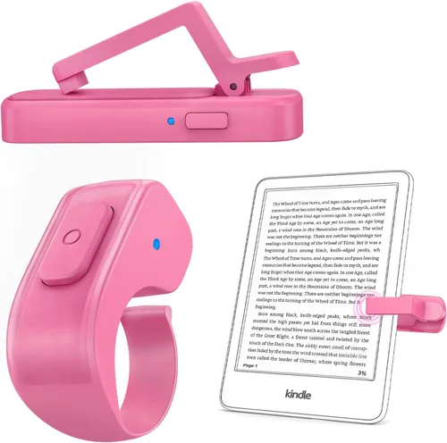 Vista 13 de [Compatible con fundas] Anillo pasador de páginas con control remoto para Kindle Paperwhite Oasis Scribe Kobo eReaders, controles remotos