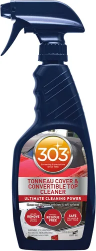 303 Products 30571CSR Limpiador para cubierta de tonneau y capota de convertible - Limpiador para capota de vinilo y tela - Poder de limpieza máximo