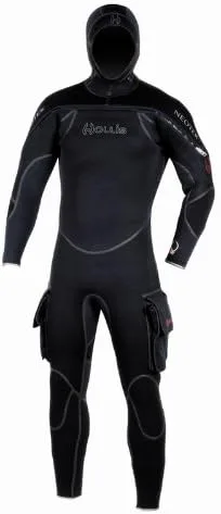 Hollis NEOTEK SEMI-DRYSUIT, V2, UNISEX, XL, Negro -