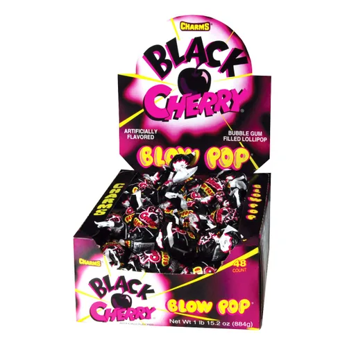 Charms Paletas Blow Pops, caja de 48 unidades
