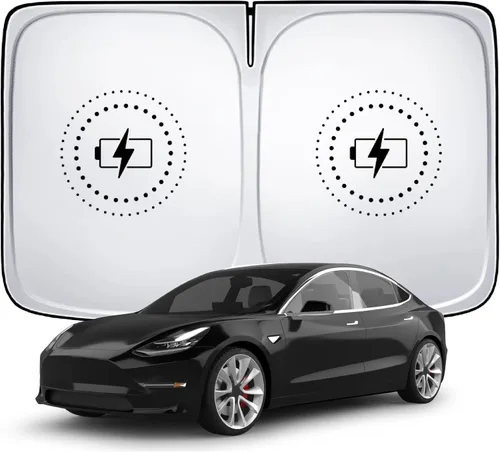 Parasol Tesla modelo Y, Tesla Model Y para ventana, parasol para parabrisas Tesla Modelo Y, parasol Tesla Model X, parasol Tesla Model 3, parasol