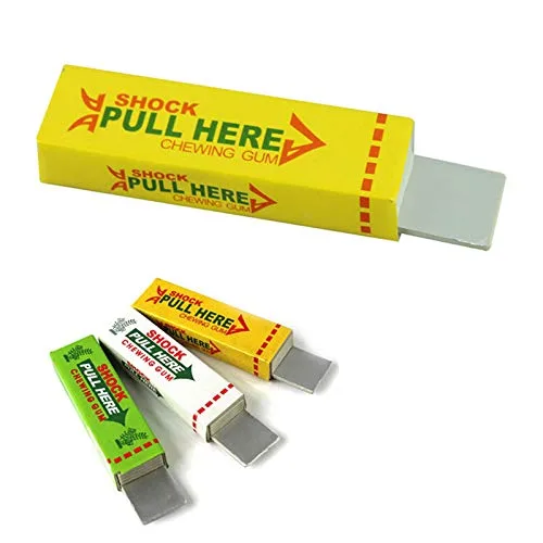 Chiste de juguete truco divertido Shocking Head Pull Eléctrico Masticar Gags Novedad juguete divertido Juegos para niños 2 años