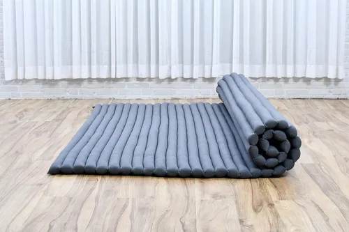 Vista 118 de Leewadee colchón tailandés enrollable para cama de invitados, tapete de yoga, para masaje tailandés, ecológico, orgánico y natural.