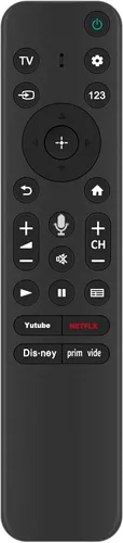 Allimity RMF-TX800U RMFTX800U - Control remoto de comando de voz de repuesto compatible con Sony Bravia LED TV KD-43X85K KD-50X85K KD-55X85K