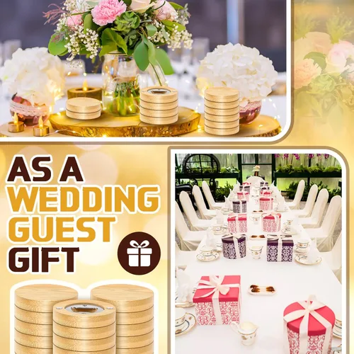 Vista 5 de Vesici 24 piezas Abrebotellas magnético 2.5in DIY Bambú forma redonda Abrebotellas de madera Imán de nevera Adhesivo de refrigerador Regalo