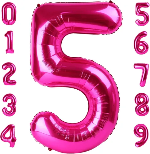 Vista 183 de Globos de números 0 de 40 pulgadas, globos negros de números para números 10, 20, 30, 40, 50, 60, 70, 80, 90, 100, globos de números 10, 20, 30, 40